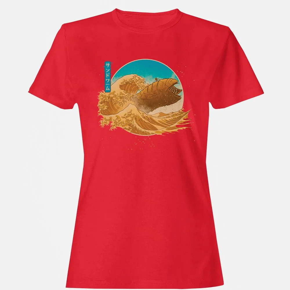 Women's T-Shirt - 86KWNFHT - Red - 13