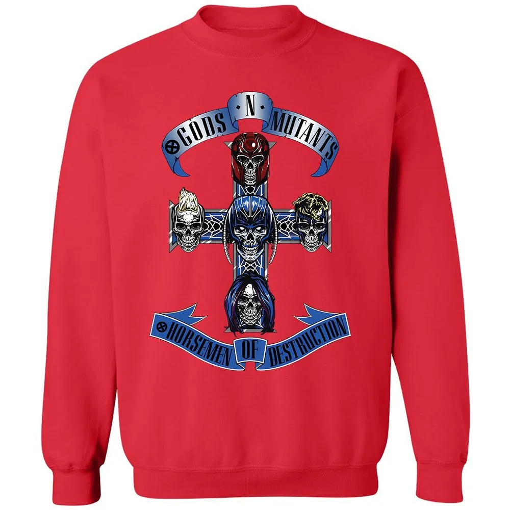Classic Unisex Sweatshirt - V47QGTG8 - Red - 5