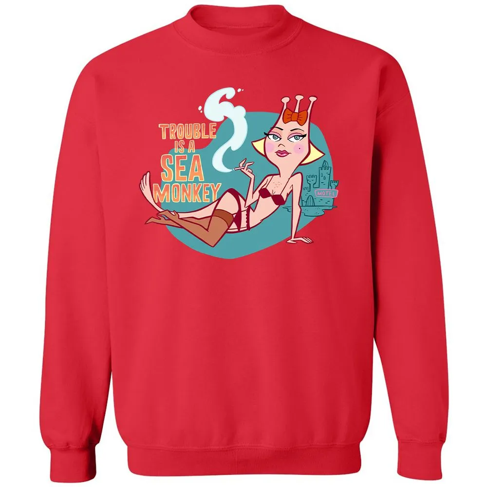 Classic Unisex Sweatshirt - 6X2RYR7D - Red - 5