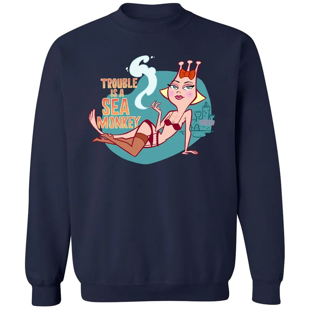 Classic Unisex Sweatshirt - 6X2RYR7D - Navy - 2