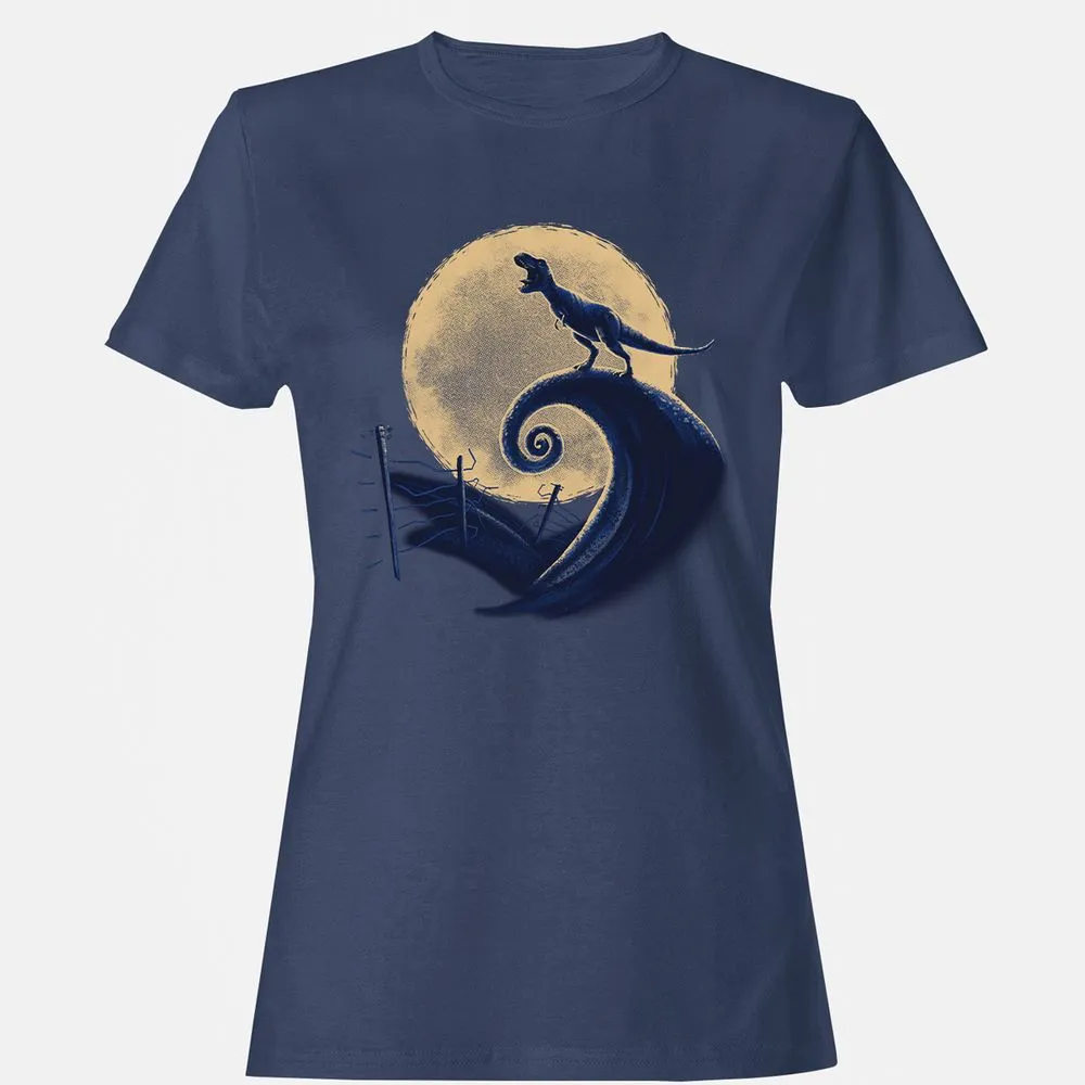 Women's T-Shirt - PUPLNJB6 - Navy - 10