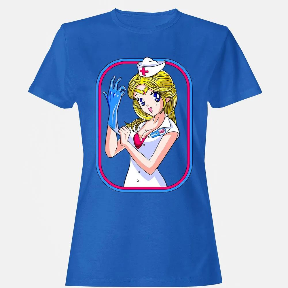Women's T-Shirt - UMQHJGJN - Royal - 14