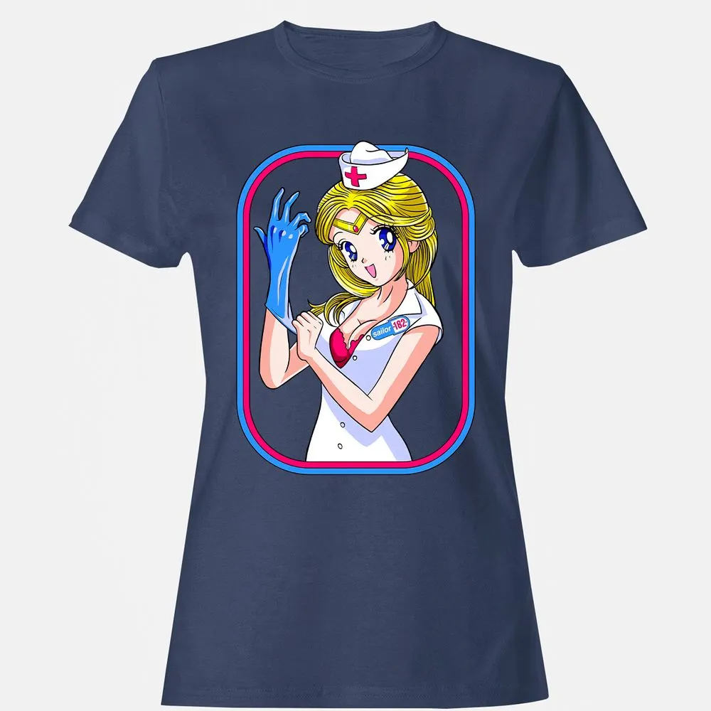 Women's T-Shirt - UMQHJGJN - Navy - 10