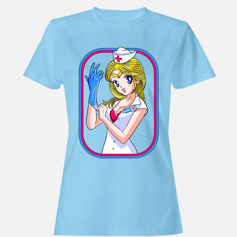 Women's T-Shirt - UMQHJGJN - Light Blue - 8