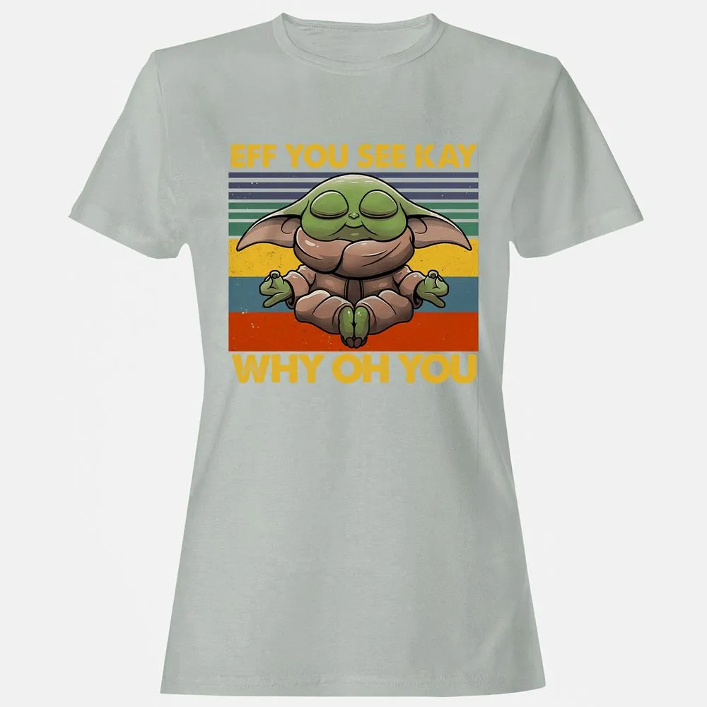 Women's T-Shirt - Y5F8AJ7P - Ash - 2
