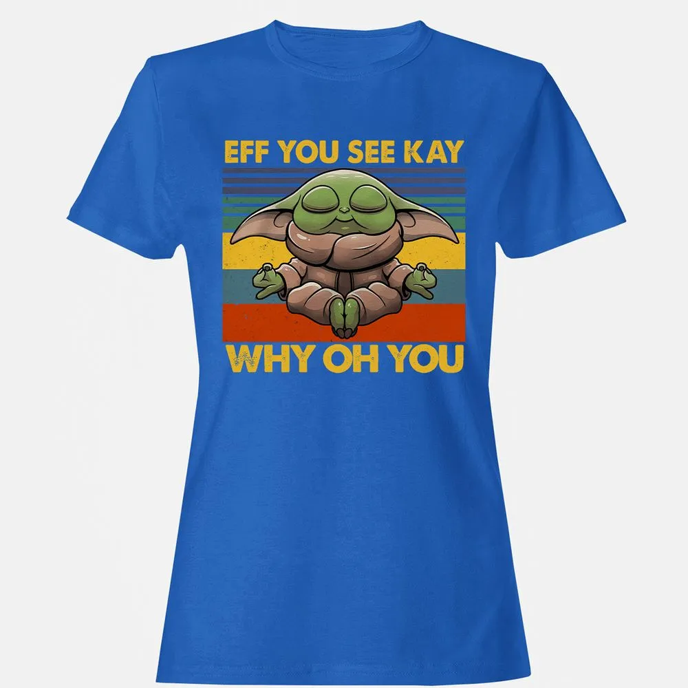 Women's T-Shirt - Y5F8AJ7P - Royal - 14