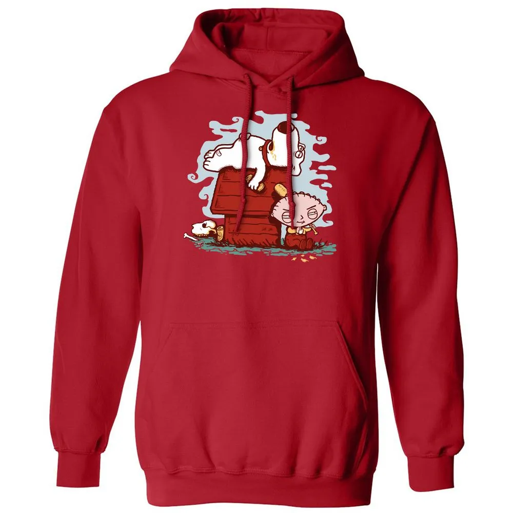 Classic Unisex Hoodie - NUXF3FZN - Red - 5