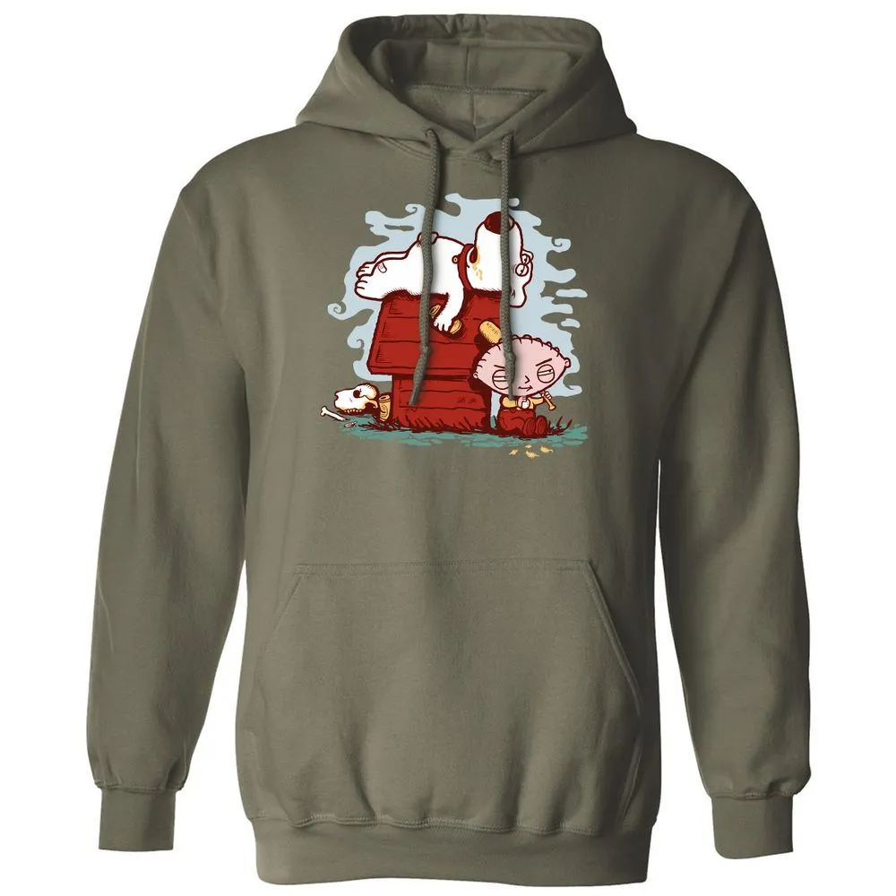 Classic Unisex Hoodie - NUXF3FZN - Military Green - 4