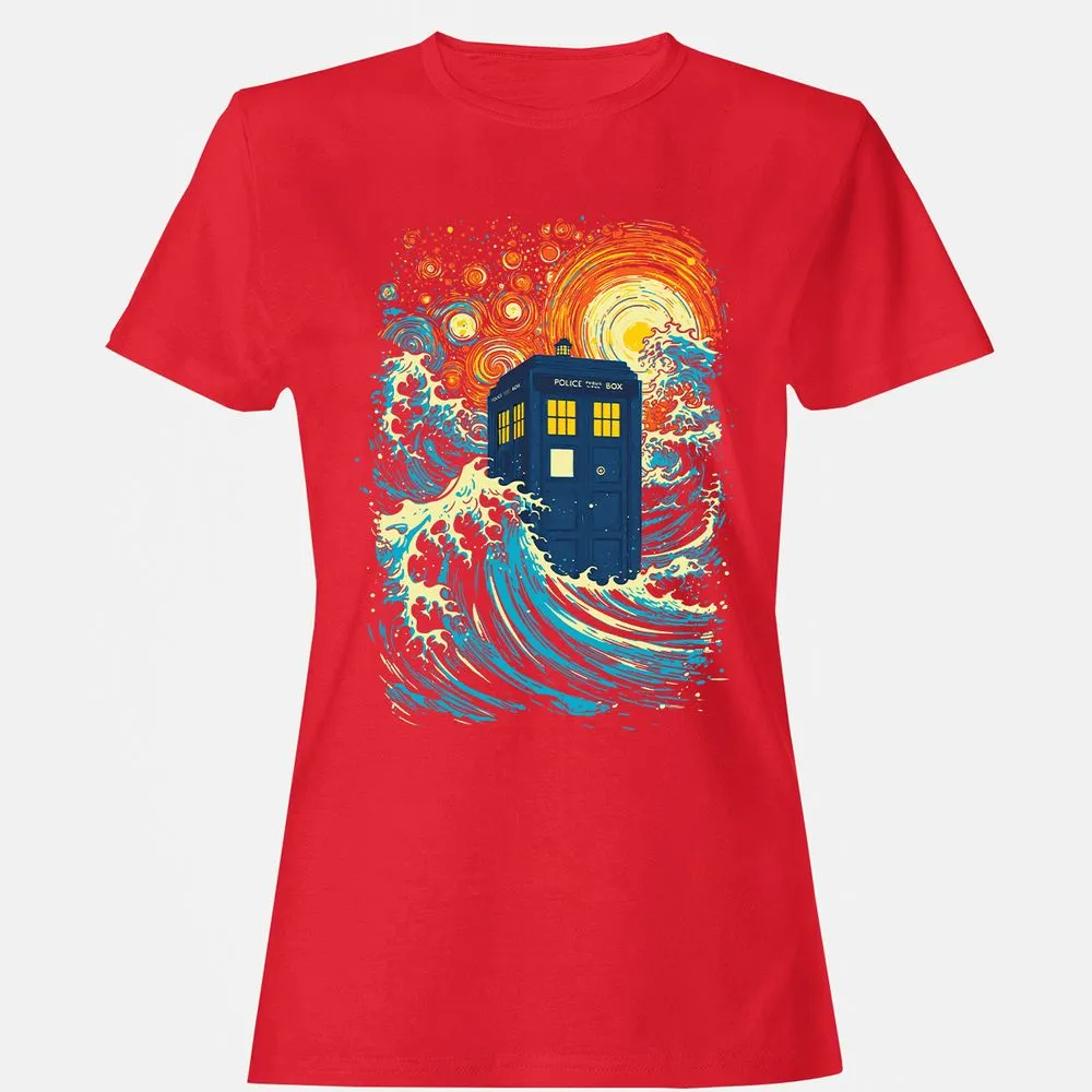 Women's T-Shirt - VZCDZTEG - Red - 13