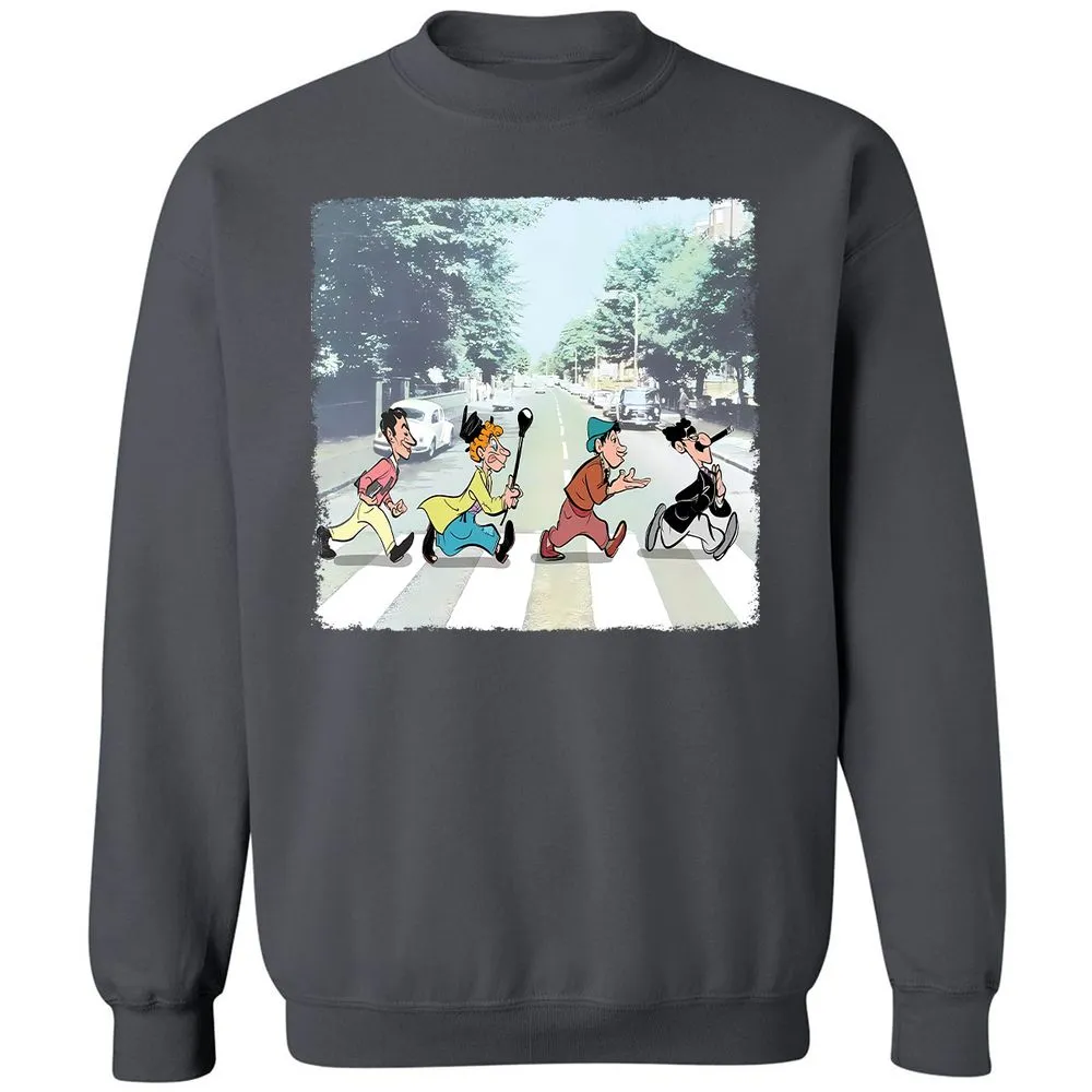 Classic Unisex Sweatshirt - T97VWCQU - Charcoal - 7