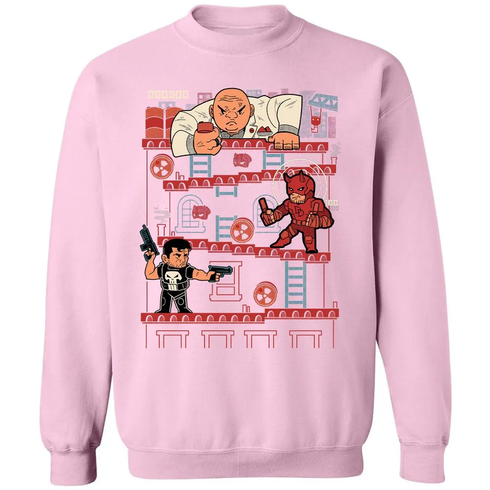 Classic Unisex Sweatshirt - 8CVXQ7X7 - Light Pink - 3