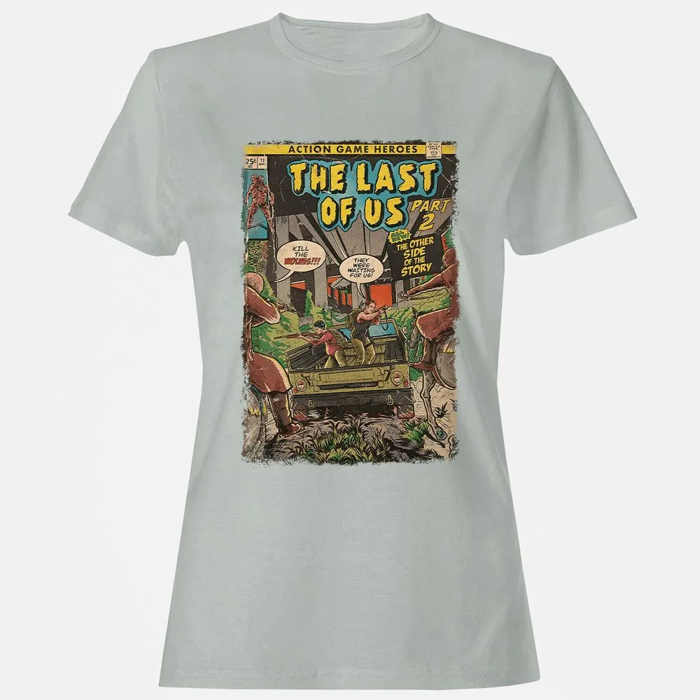 Women's T-Shirt - T7B1ZQJK - Ash - 2