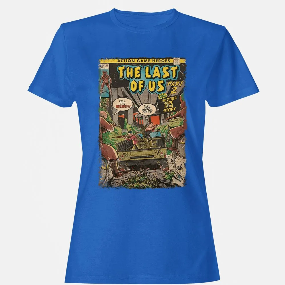 Women's T-Shirt - T7B1ZQJK - Royal - 14