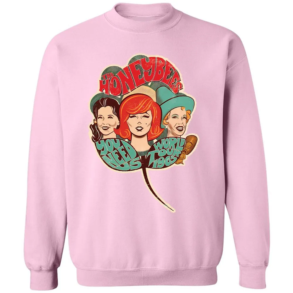 Classic Unisex Sweatshirt - GYZ7Z96Q - Light Pink - 3