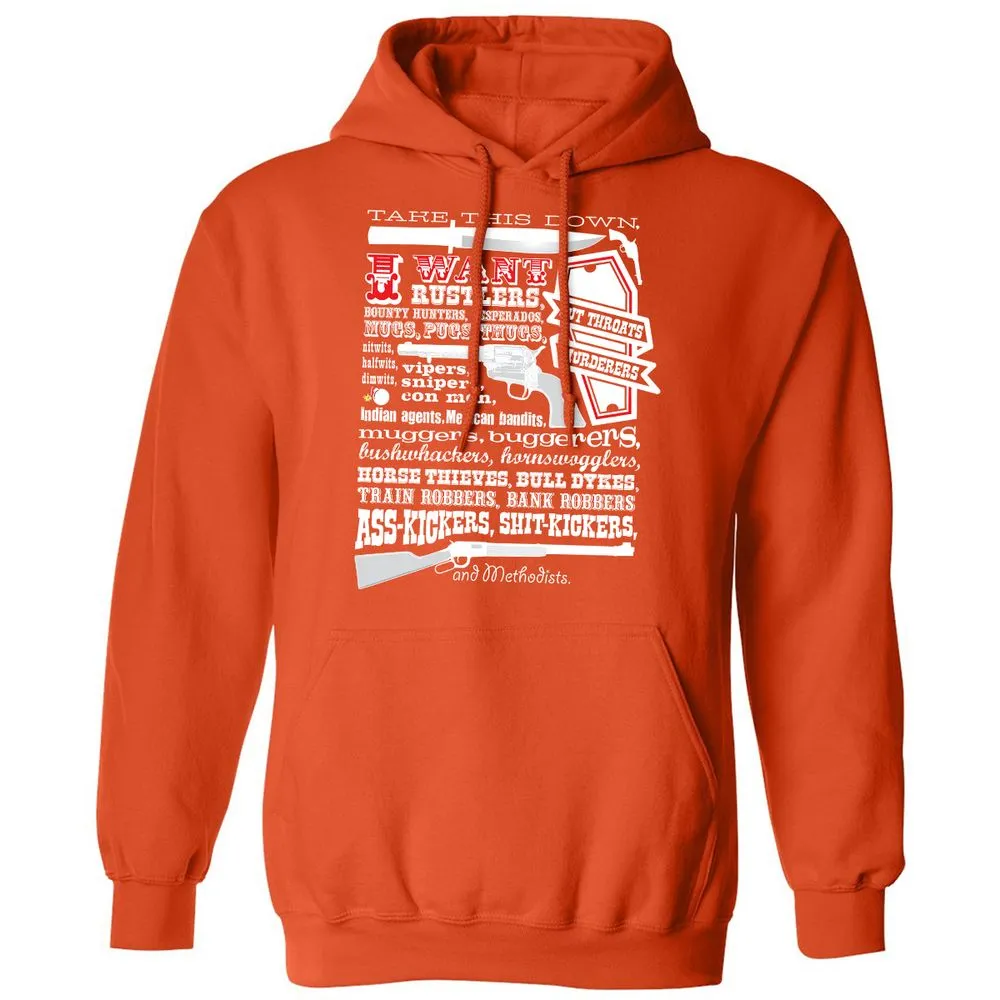 Classic Unisex Hoodie - W7H9VNF3 - Orange - 10
