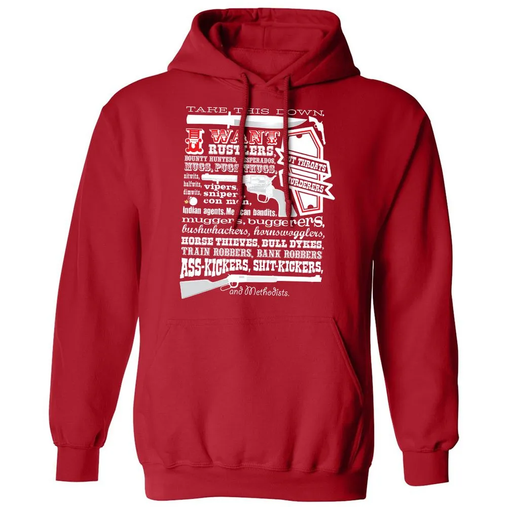Classic Unisex Hoodie - W7H9VNF3 - Red - 5
