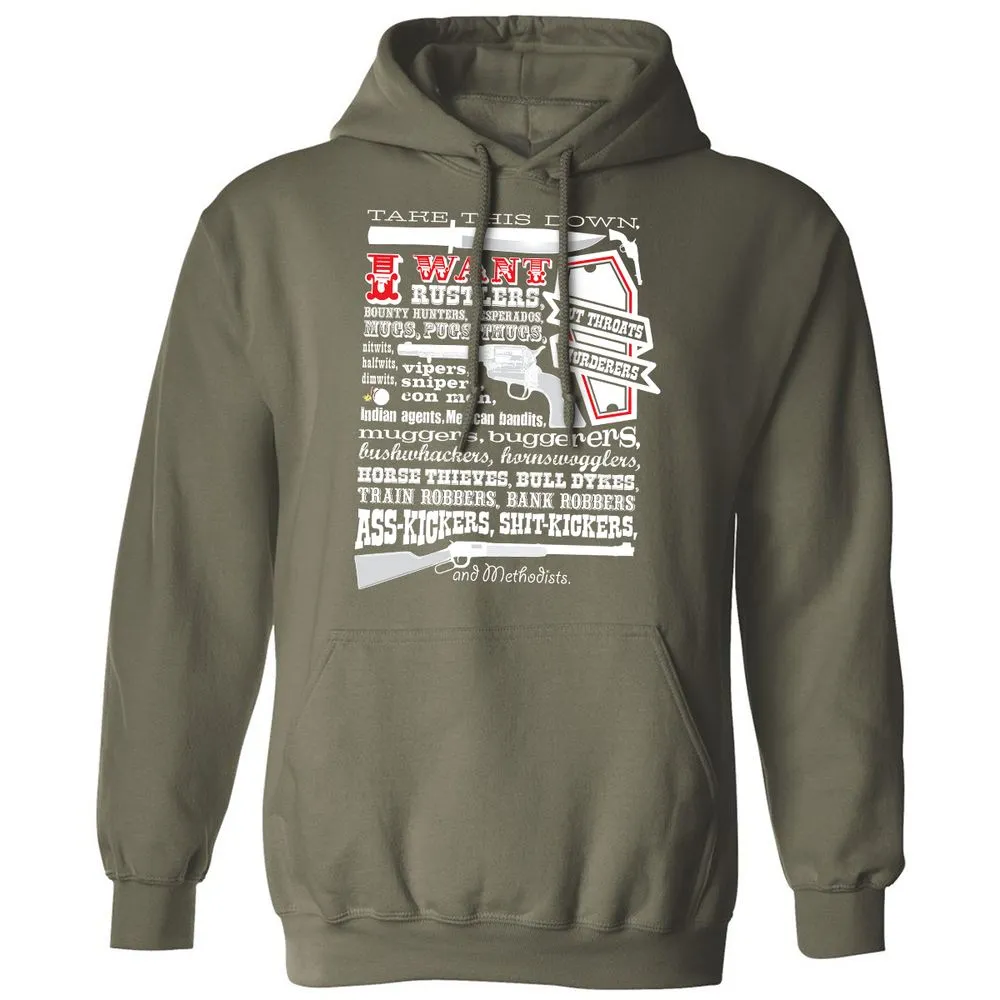 Classic Unisex Hoodie - W7H9VNF3 - Military Green - 4