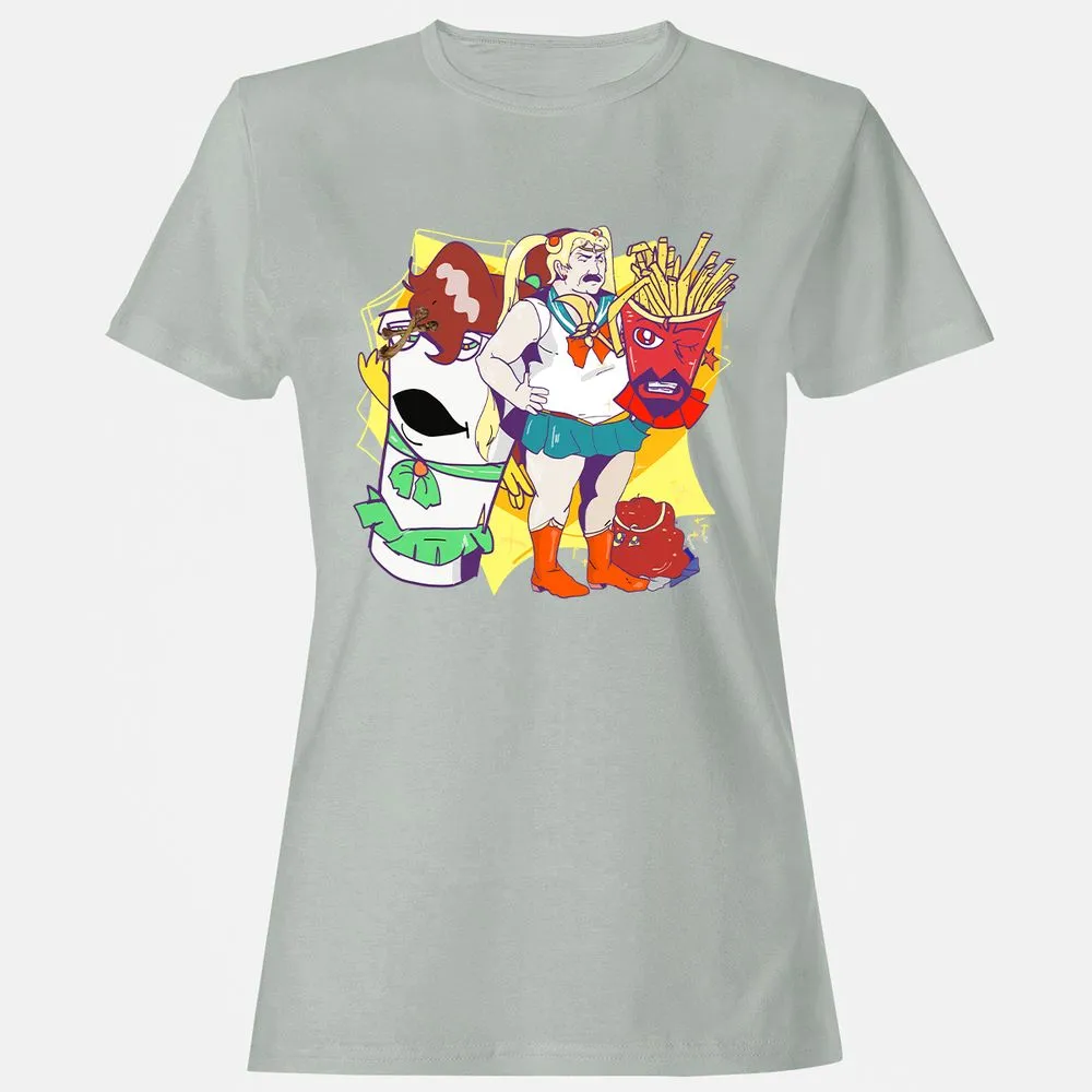Women's T-Shirt - 7Y2UB47Q - Ash - 2