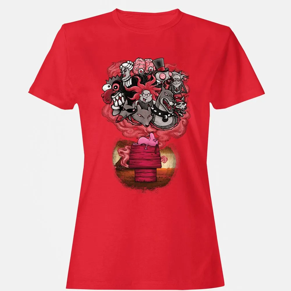Women's T-Shirt - YQCTWS2W - Red - 13