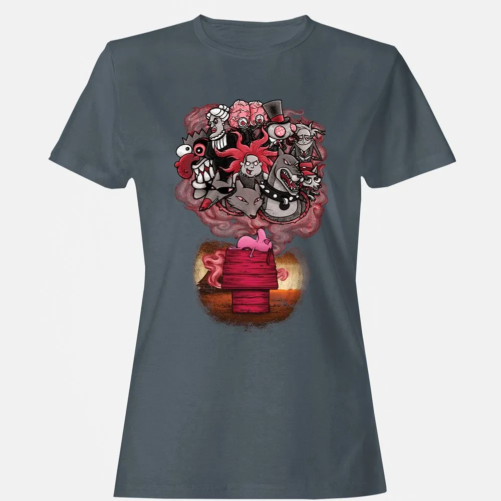 Women's T-Shirt - YQCTWS2W - Charcoal - 3