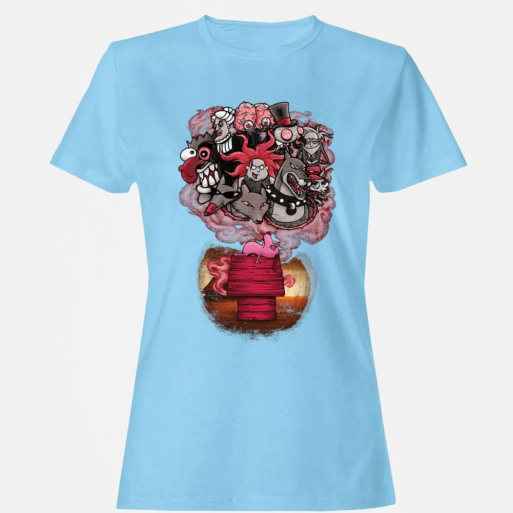 Women's T-Shirt - YQCTWS2W - Light Blue - 8