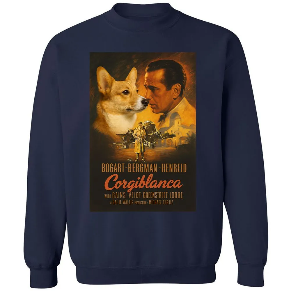 Classic Unisex Sweatshirt - UJ4RNZRB - Navy - 2