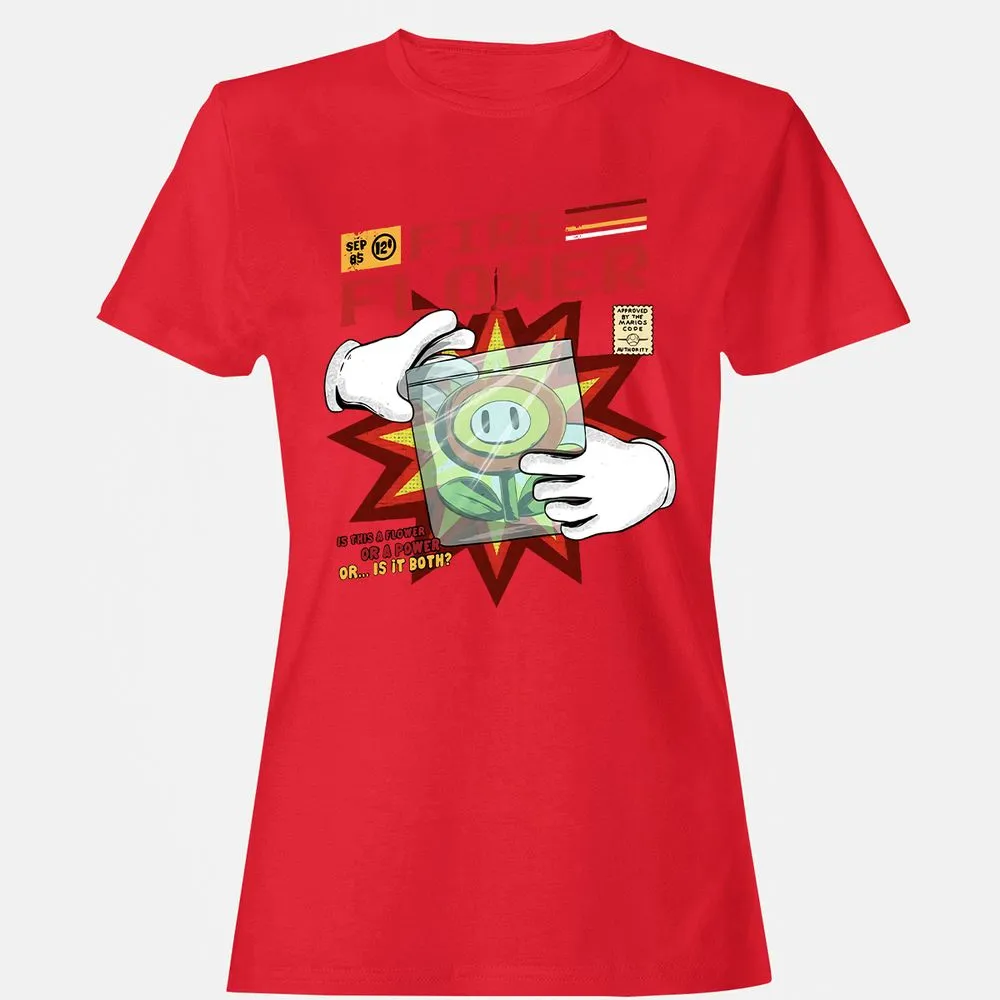 Women's T-Shirt - KP7HGEQS - Red - 13