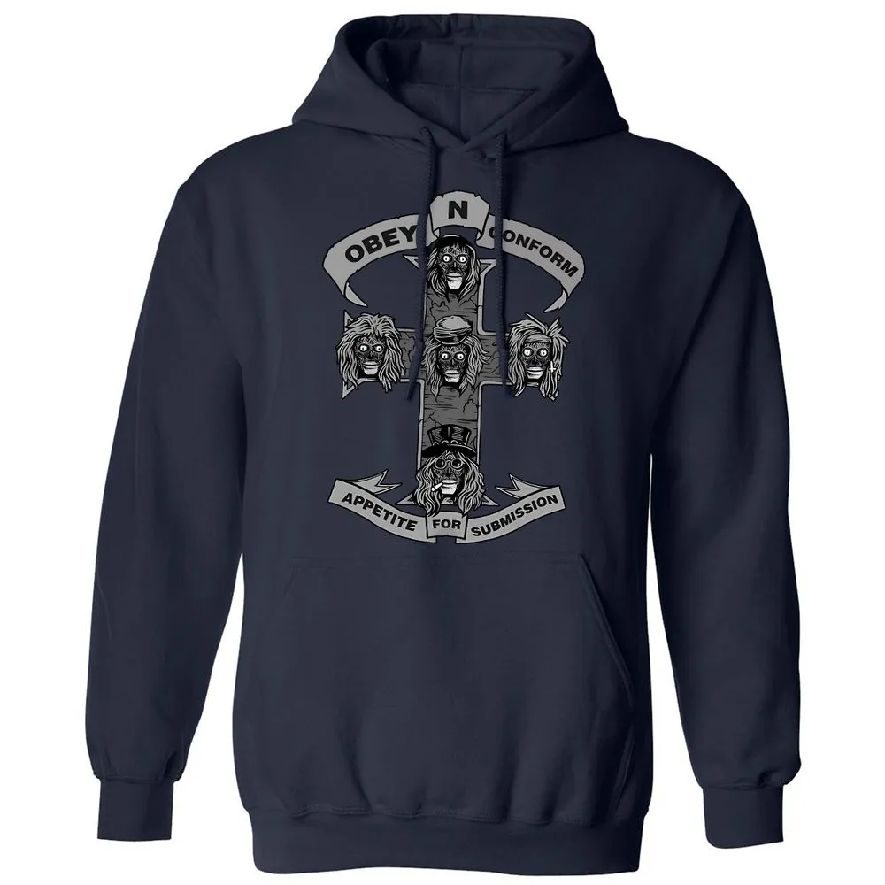 Classic Unisex Hoodie - E494JEGW - Navy - 2