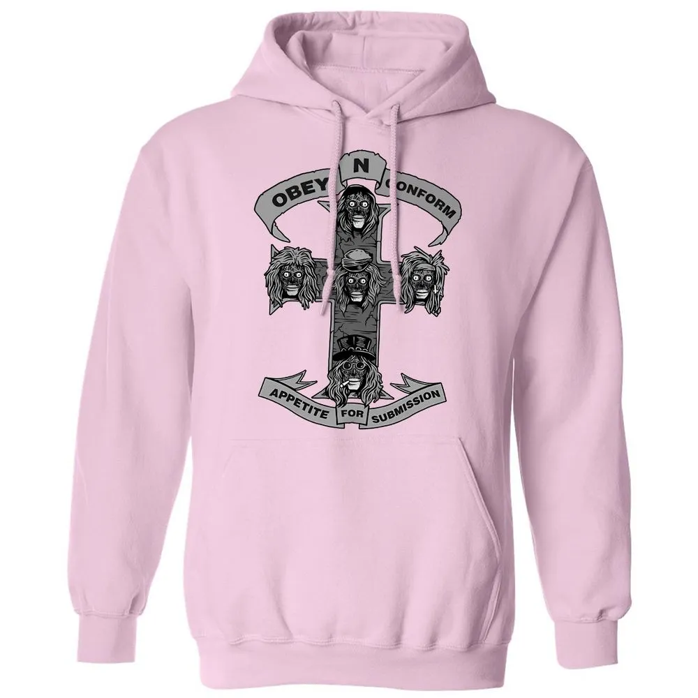 Classic Unisex Hoodie - E494JEGW - Light Pink - 3