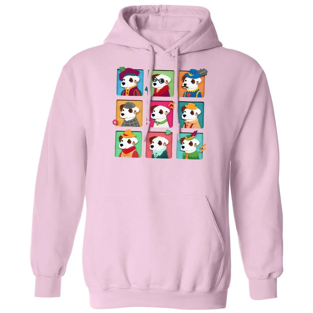 Classic Unisex Hoodie - UVN6VFM5 - Light Pink - 3