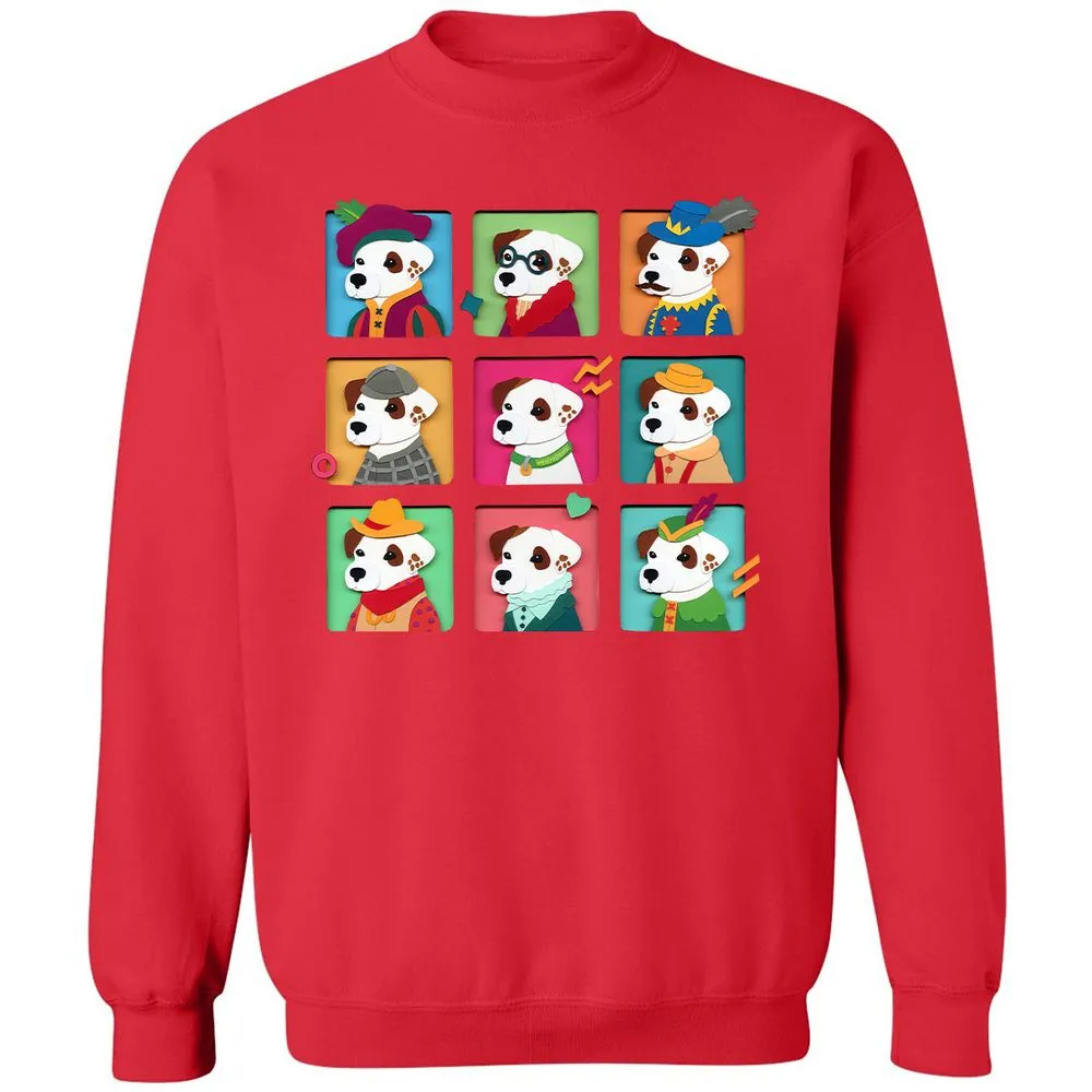 Classic Unisex Sweatshirt - J8586YCG - Red - 5