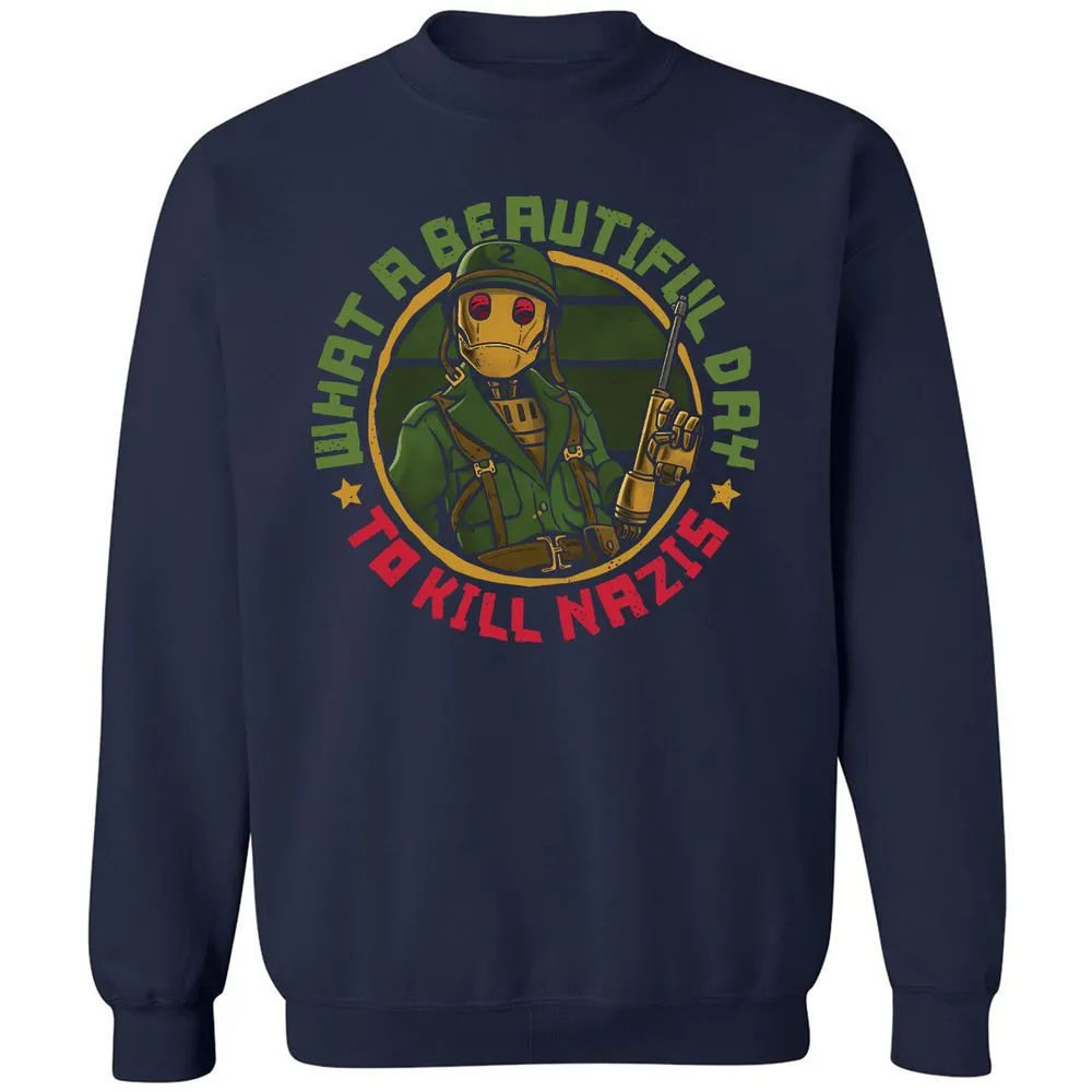 Classic Unisex Sweatshirt - G7X68WJQ - Navy - 2