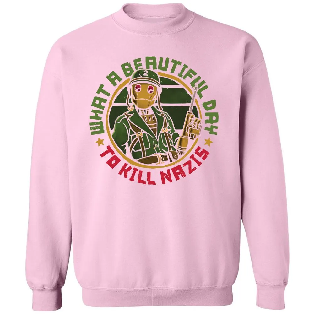 Classic Unisex Sweatshirt - G7X68WJQ - Light Pink - 3