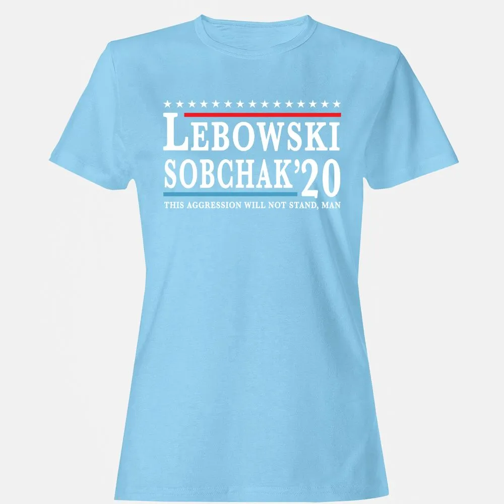 Women's T-Shirt - L4XCJSSN - Light Blue - 8