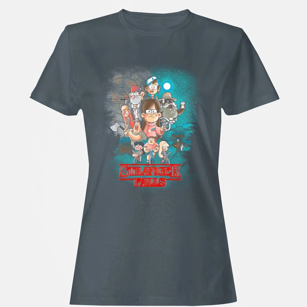 Women's T-Shirt - FZN9GJM4 - Charcoal - 3