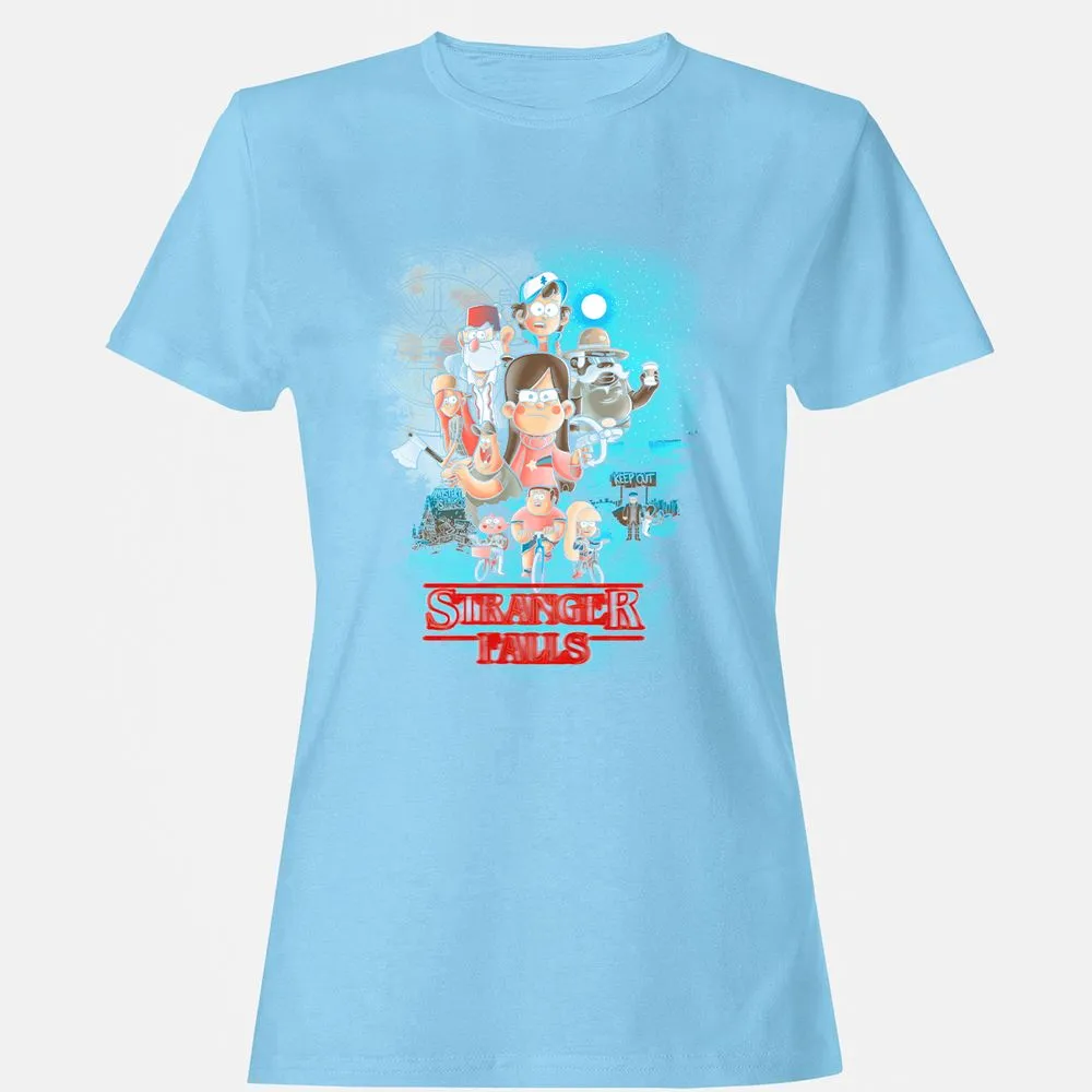 Women's T-Shirt - FZN9GJM4 - Light Blue - 8