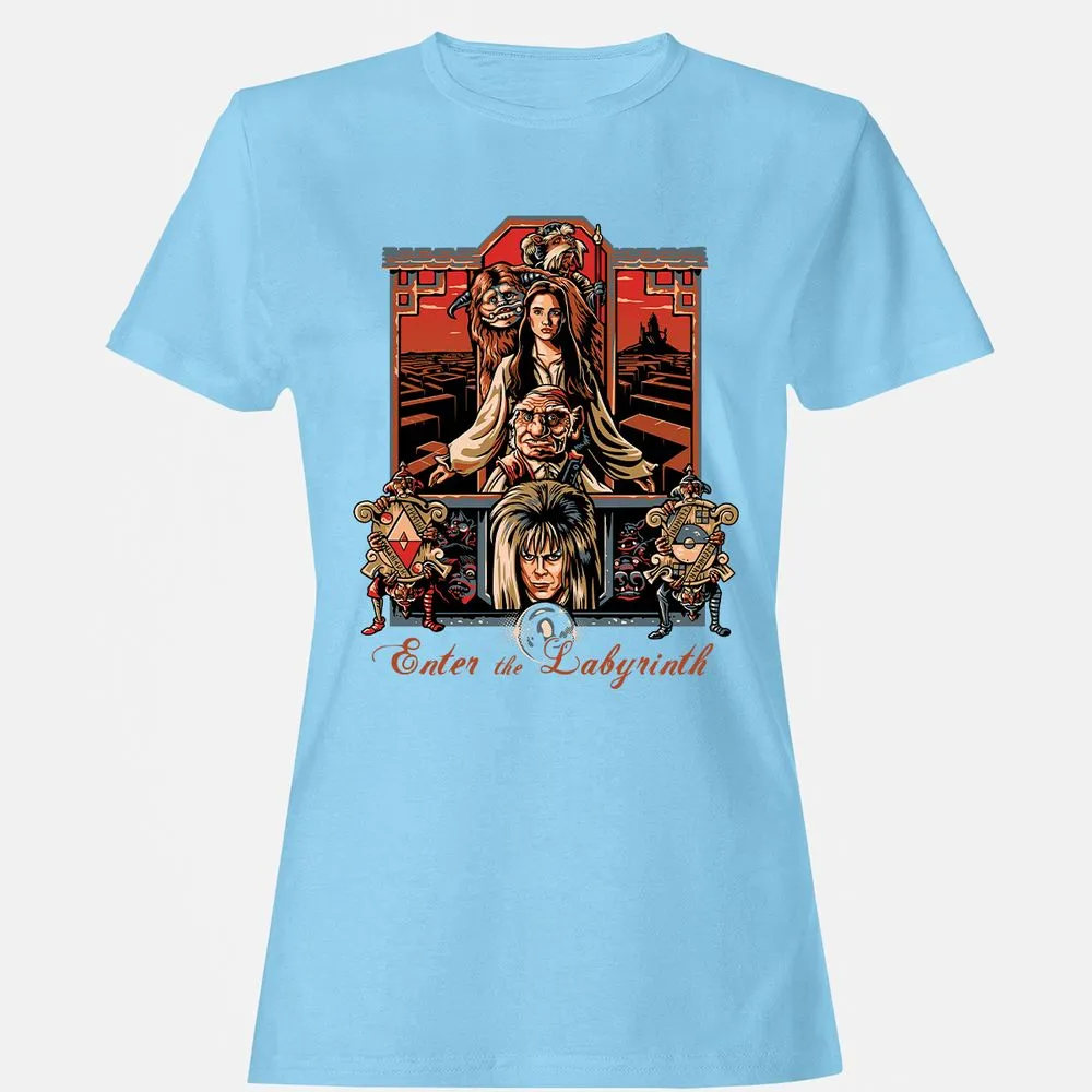 Women's T-Shirt - TJZZ7WZY - Light Blue - 8