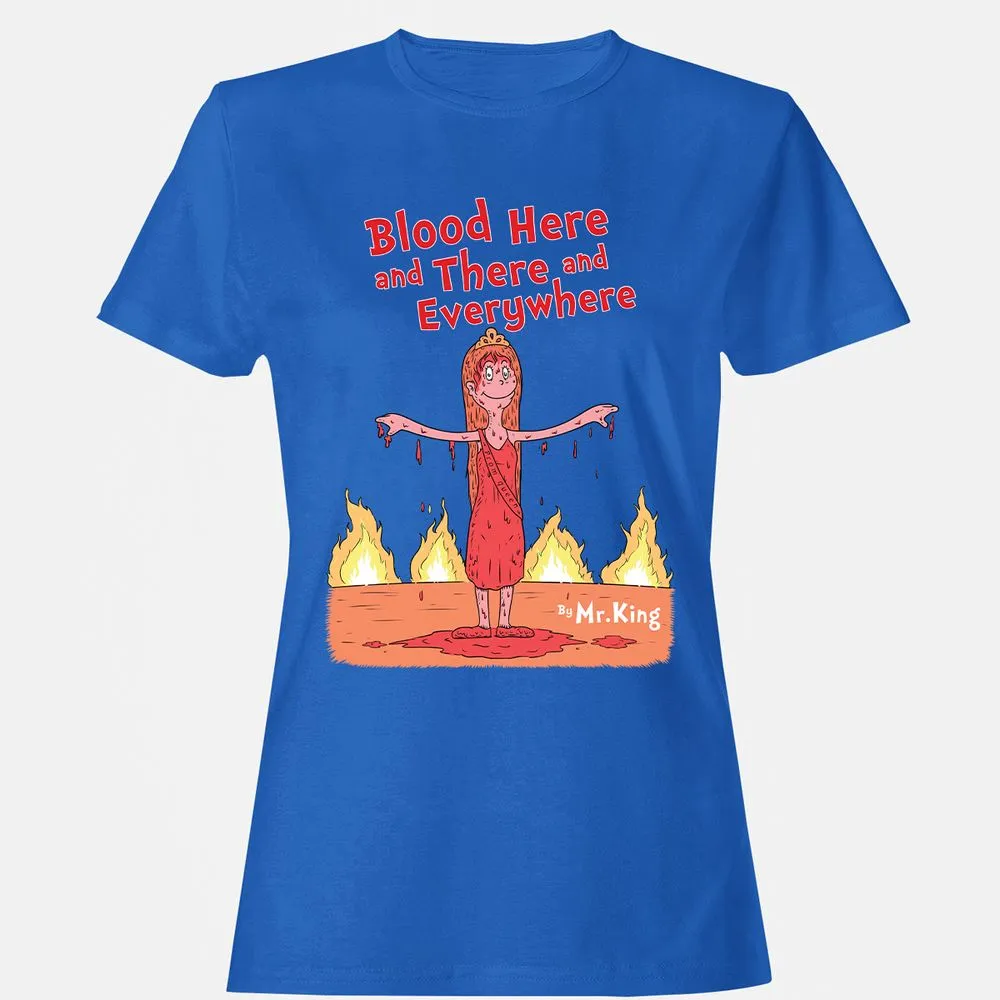 Women's T-Shirt - 42E3H8A9 - Royal - 14