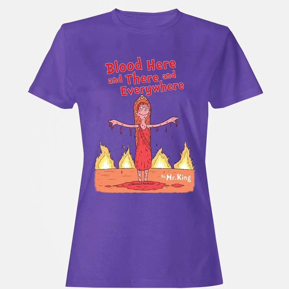 Women's T-Shirt - 42E3H8A9 - Purple - 12