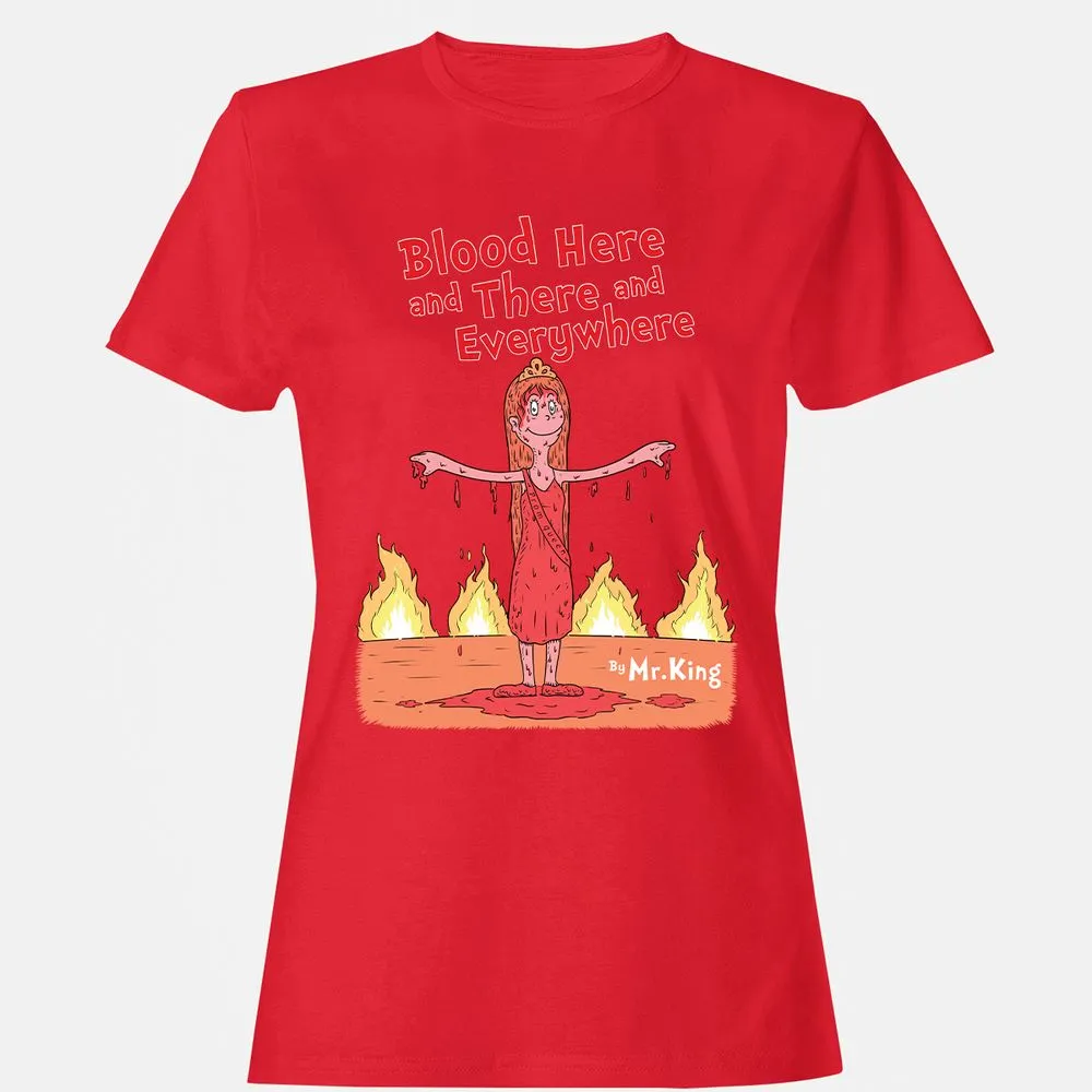 Women's T-Shirt - 42E3H8A9 - Red - 13