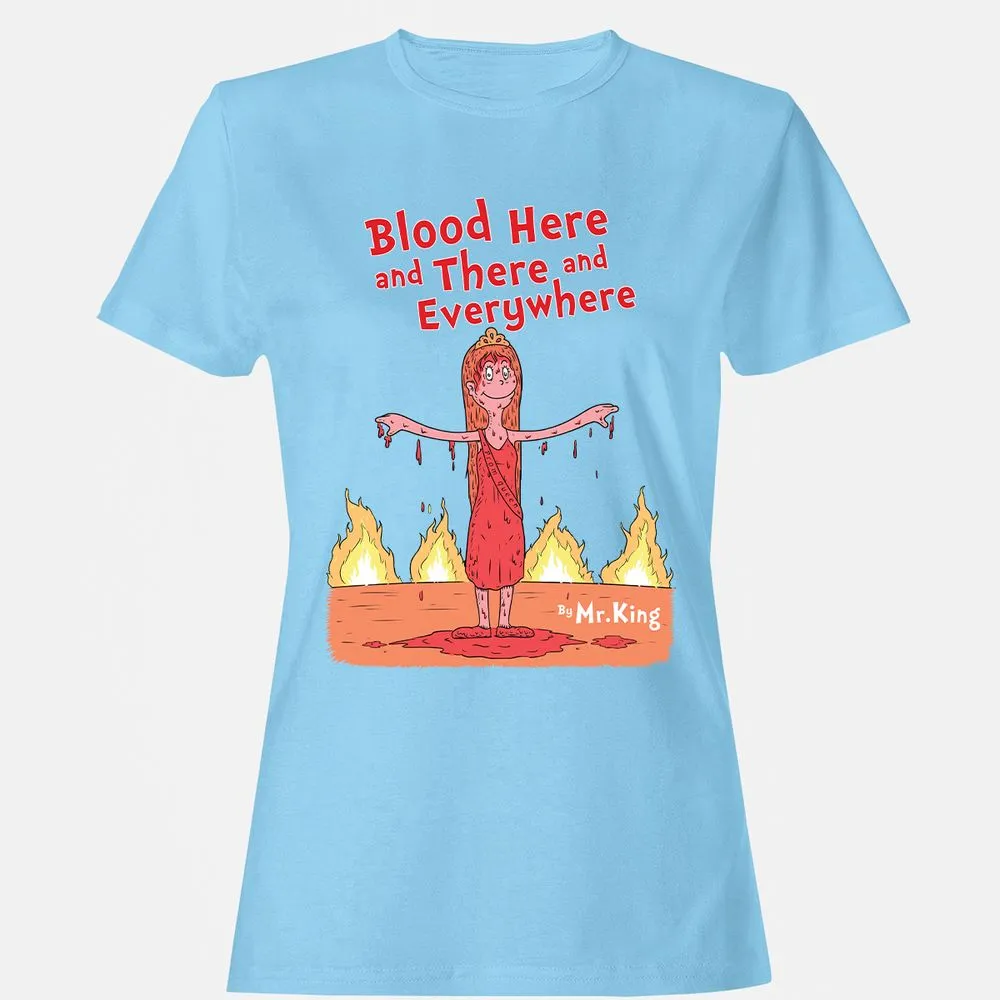 Women's T-Shirt - 42E3H8A9 - Light Blue - 8