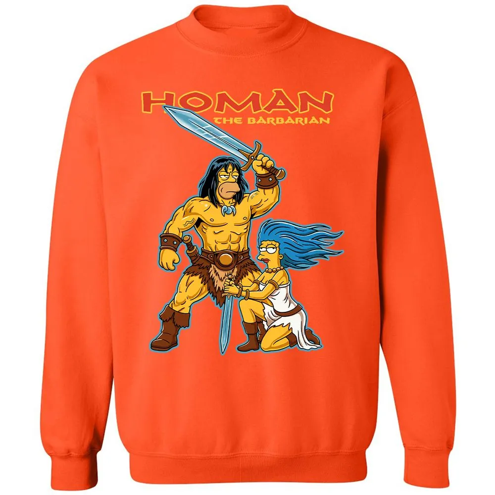 Classic Unisex Sweatshirt - 62KC3DBE - Orange - 10