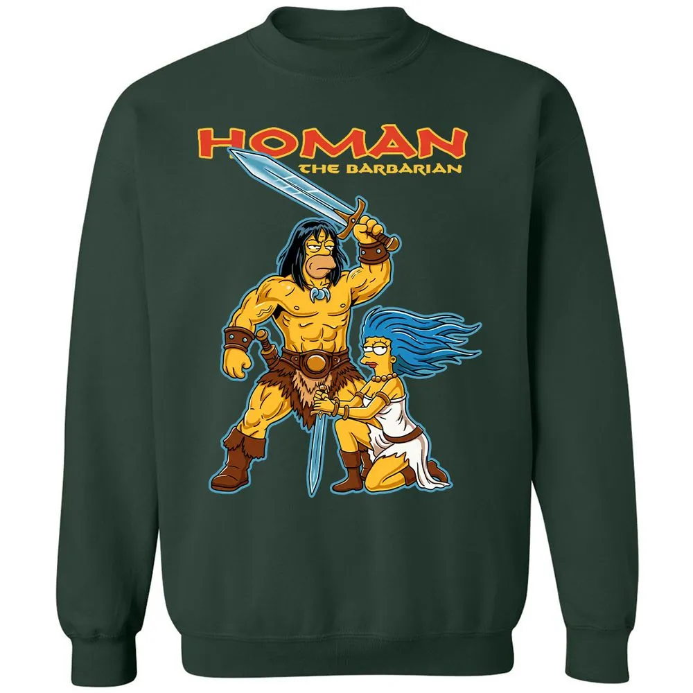 Classic Unisex Sweatshirt - 62KC3DBE - Forest Green - 4