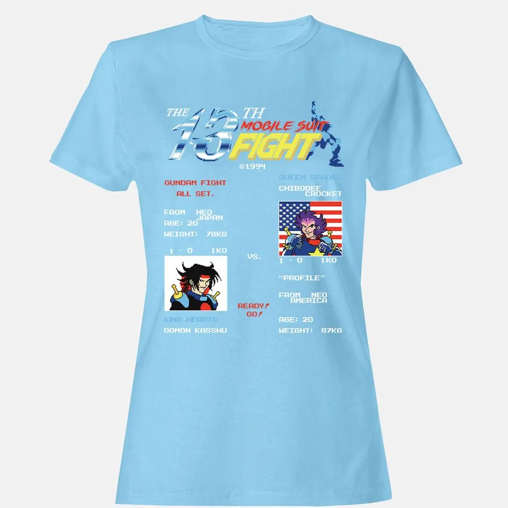 Women's T-Shirt - AVBU1Z8Q - Light Blue - 8