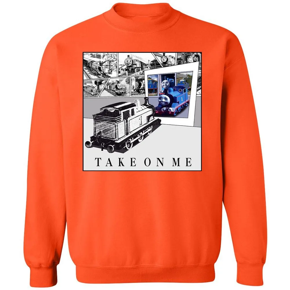 Classic Unisex Sweatshirt - CPJXEC7V - Orange - 10