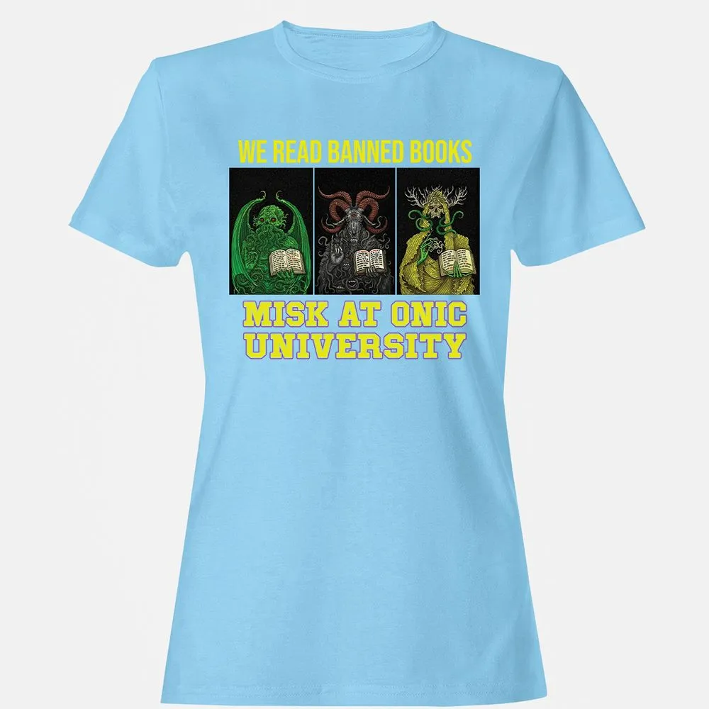 Women's T-Shirt - 7B7LVVWL - Light Blue - 8