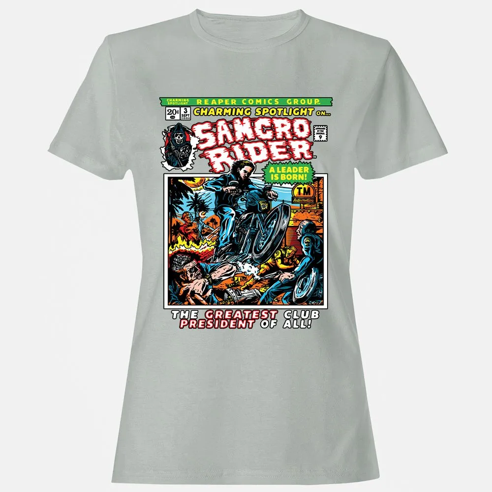 Women's T-Shirt - EL5B7R7E - Ash - 2