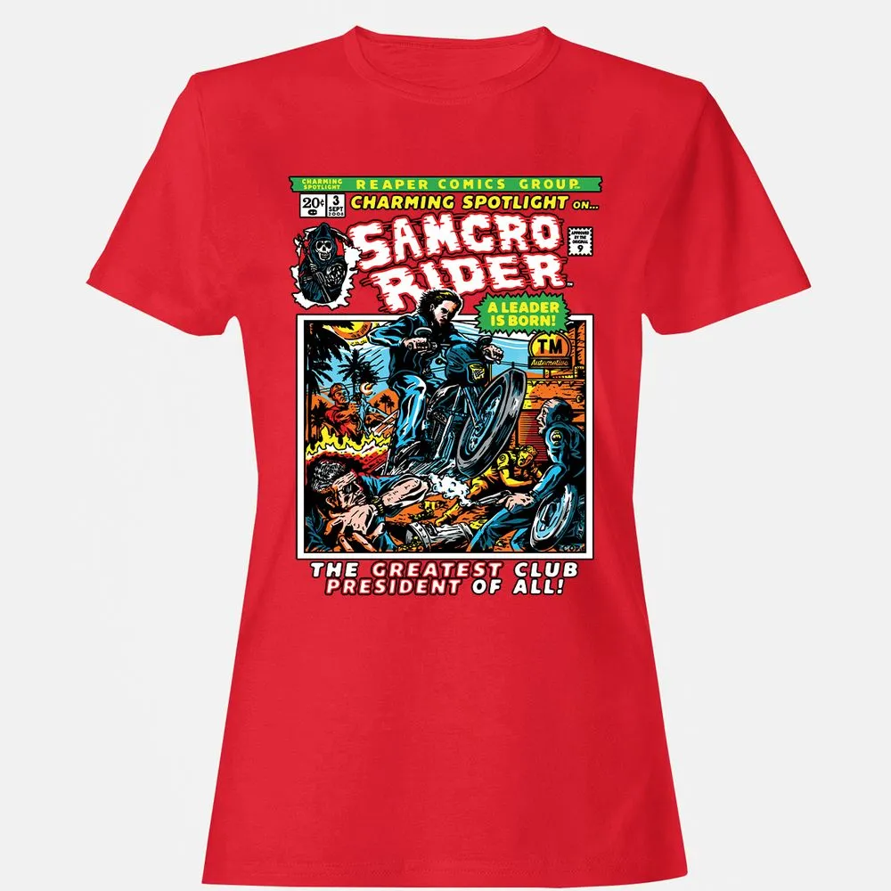 Women's T-Shirt - EL5B7R7E - Red - 13