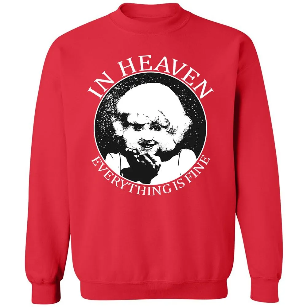 Classic Unisex Sweatshirt - WEH8E7PF - Red - 5