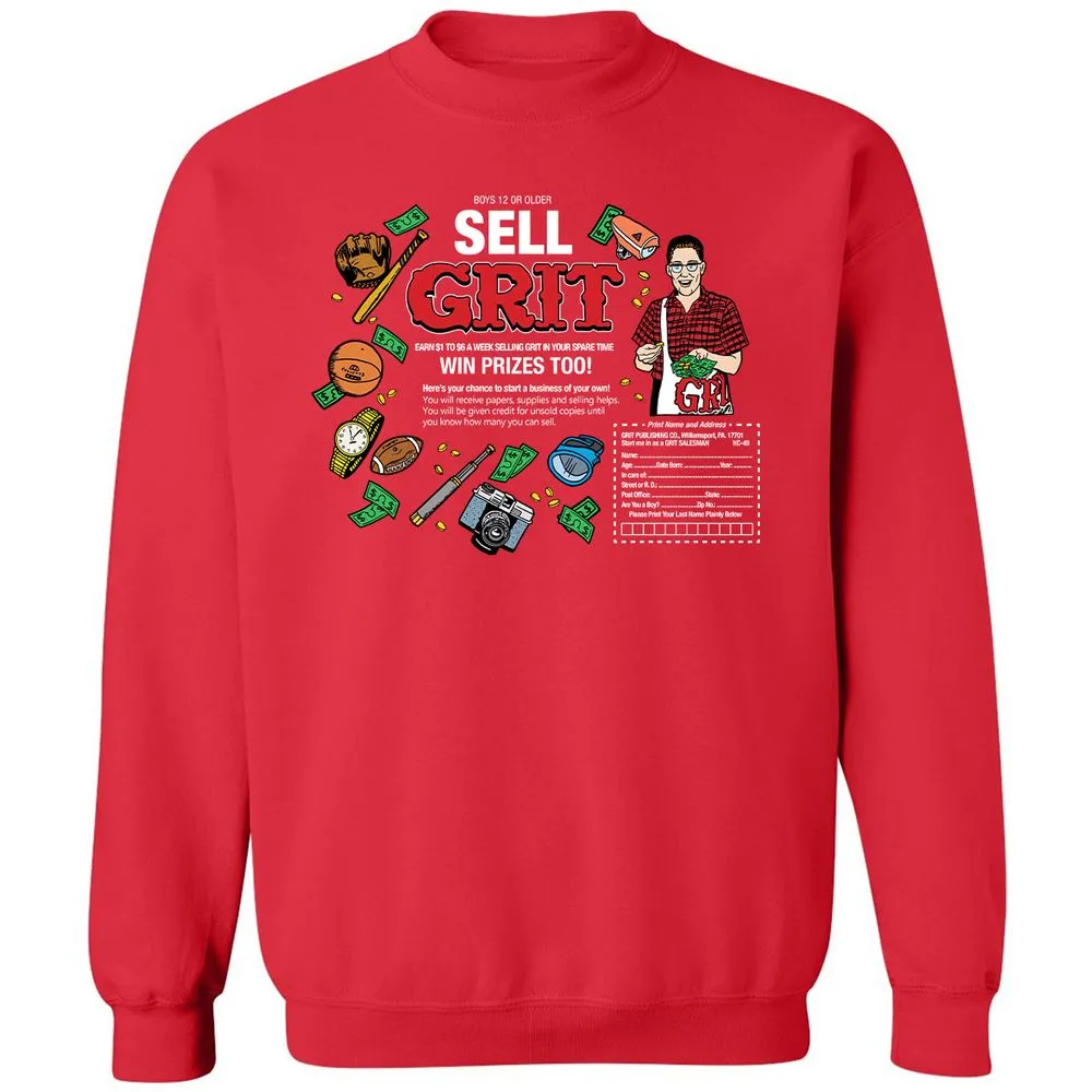 Classic Unisex Sweatshirt - 18ZCA36X - Red - 5